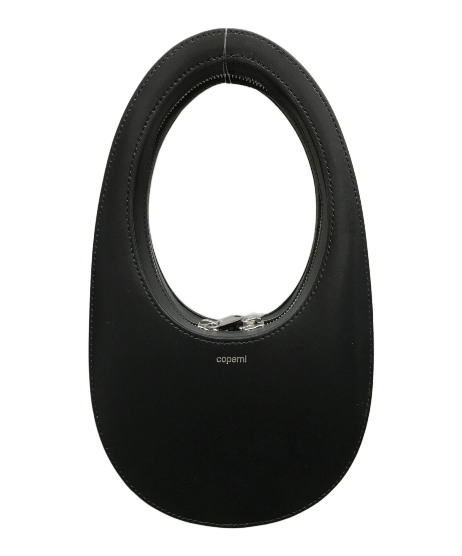 コペルニ   SWIPE BAG レザースワイプショルダーバッグ 中古 BS99 中古・古着通販】coperni (コペルニ) MINI SWIPE BAG ブラック