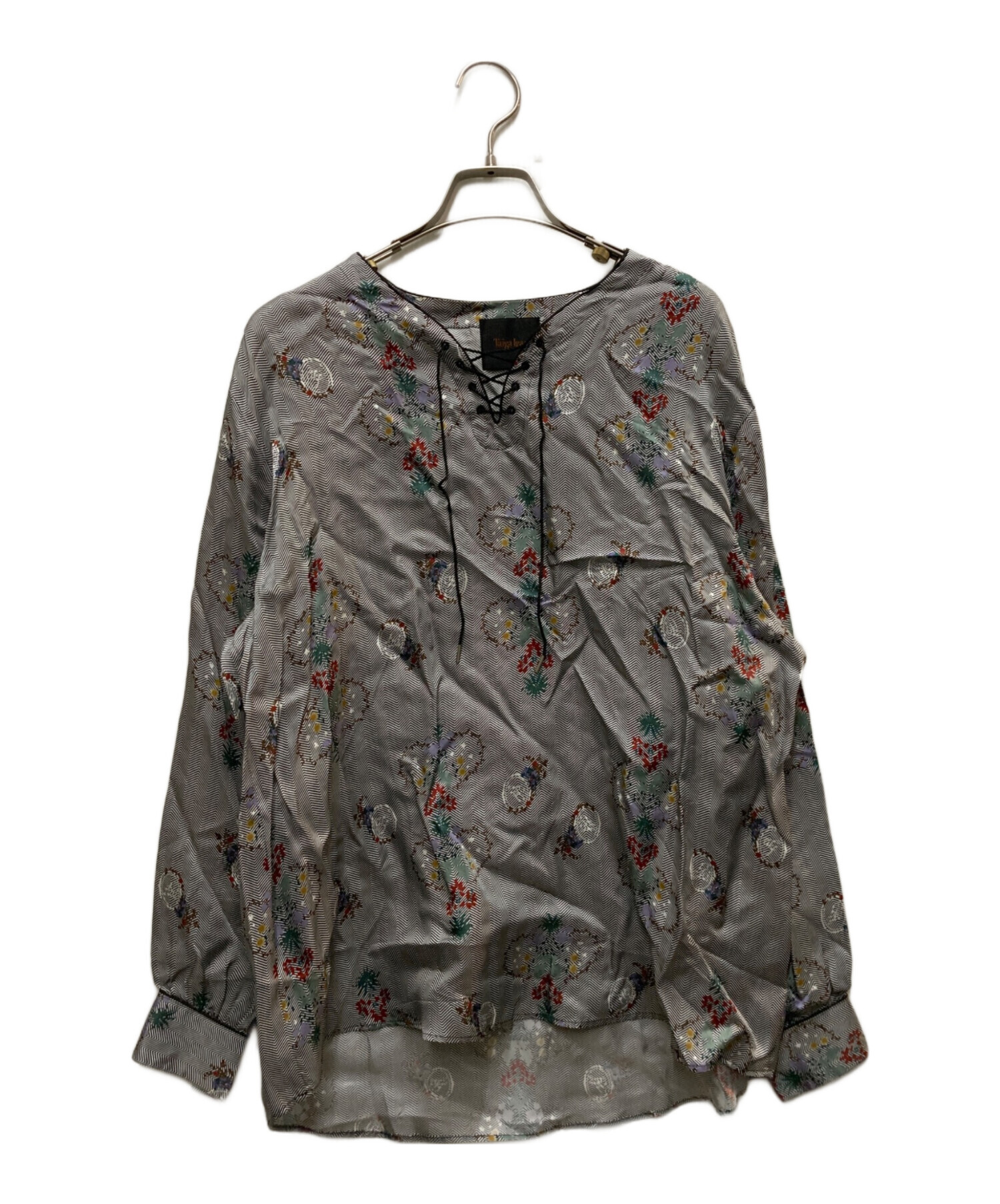 中古・古着通販】taiga igari (タイガイガリ) Tunic Shirt グレー