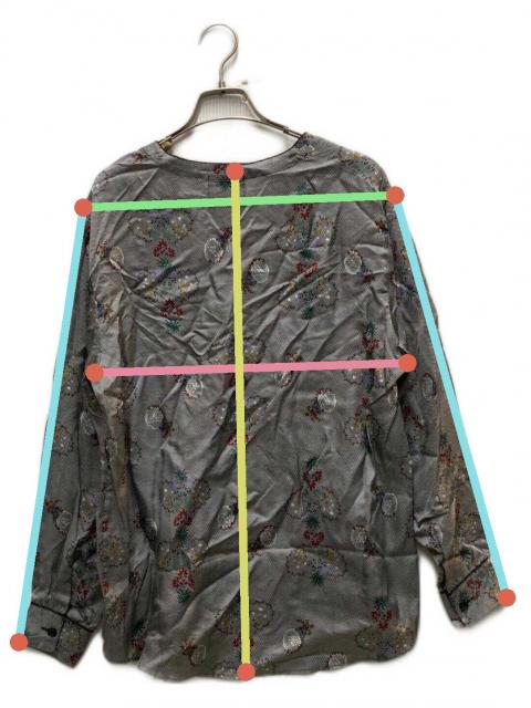 中古・古着通販】taiga igari (タイガイガリ) Tunic Shirt グレー 中古・古着通販】taiga igari (タイガイガリ) Tunic Shirt グレー