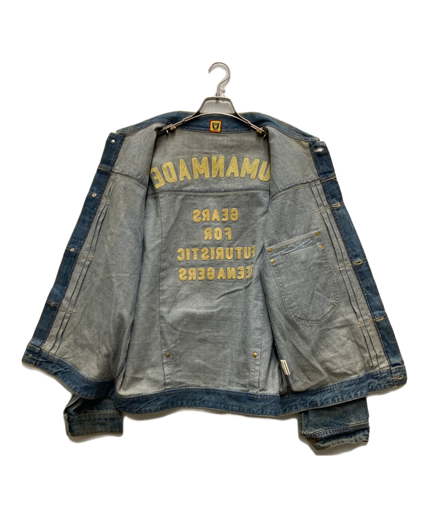 中古・古着通販】HUMAN MADE (ヒューマンメイド) デニムジャケット 