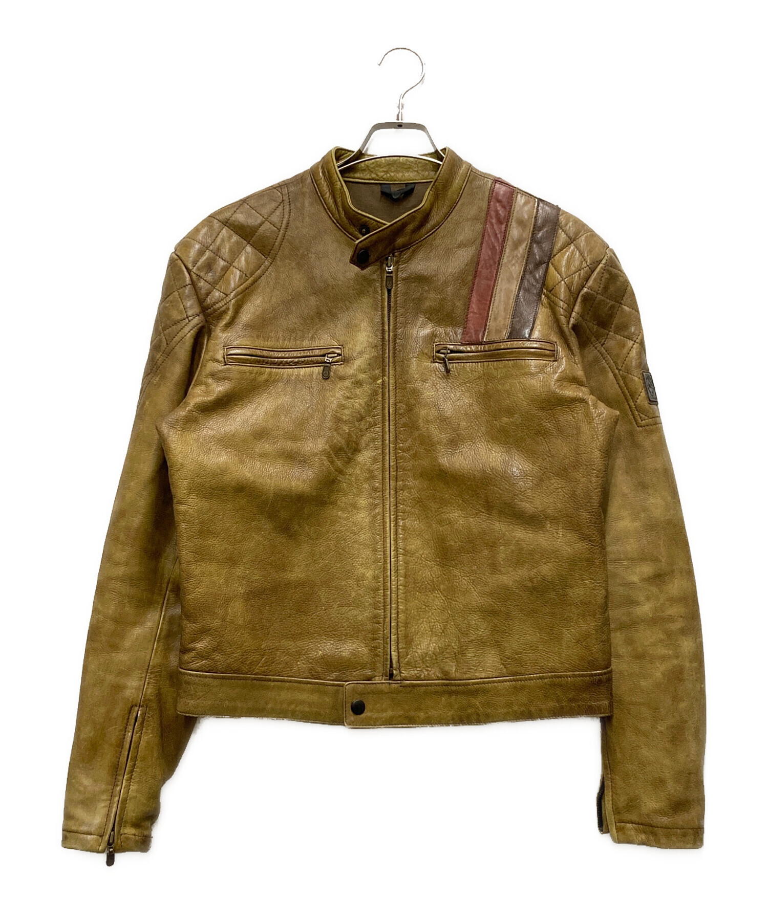 Belstaffベルスタッフ　シングルライダースジャケット サイズS 中古・古着通販】BELSTAFF (ベルスタッフ) バイカーライダース