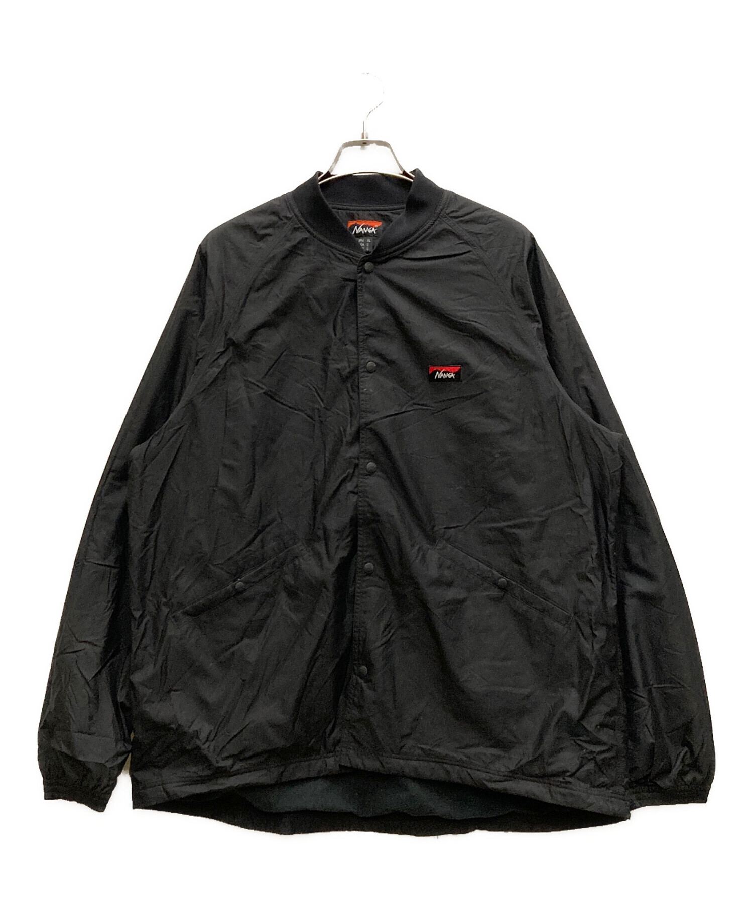 中古・古着通販】NANGA (ナンガ) RIB COLLAR COACH JACKET ブラック 