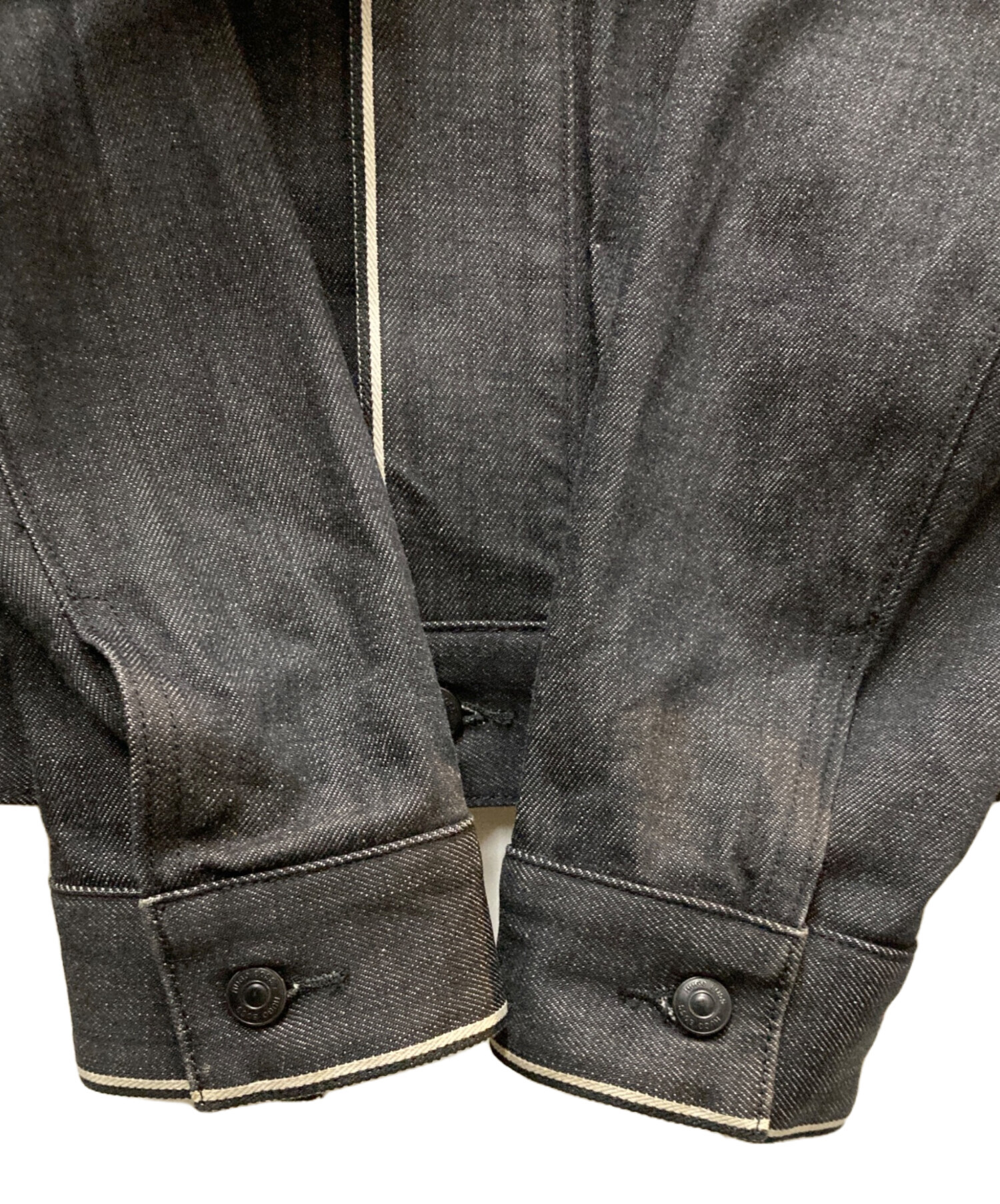 中古・古着通販】HUGO BOSS (ヒューゴ ボス) ブラックデニムジャケット 