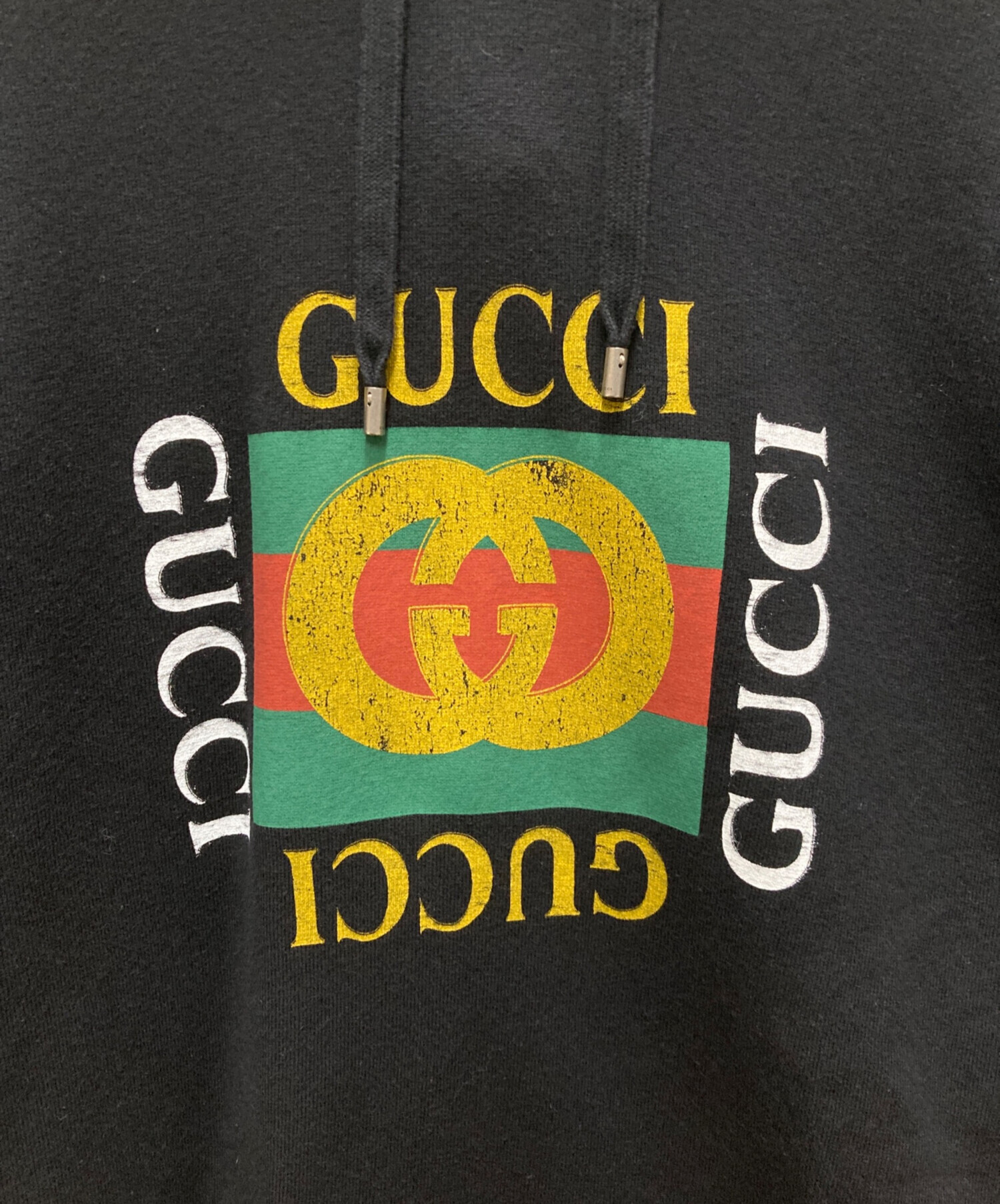 中古・古着通販】GUCCI (グッチ) オールドロゴスウェットプルオーバー