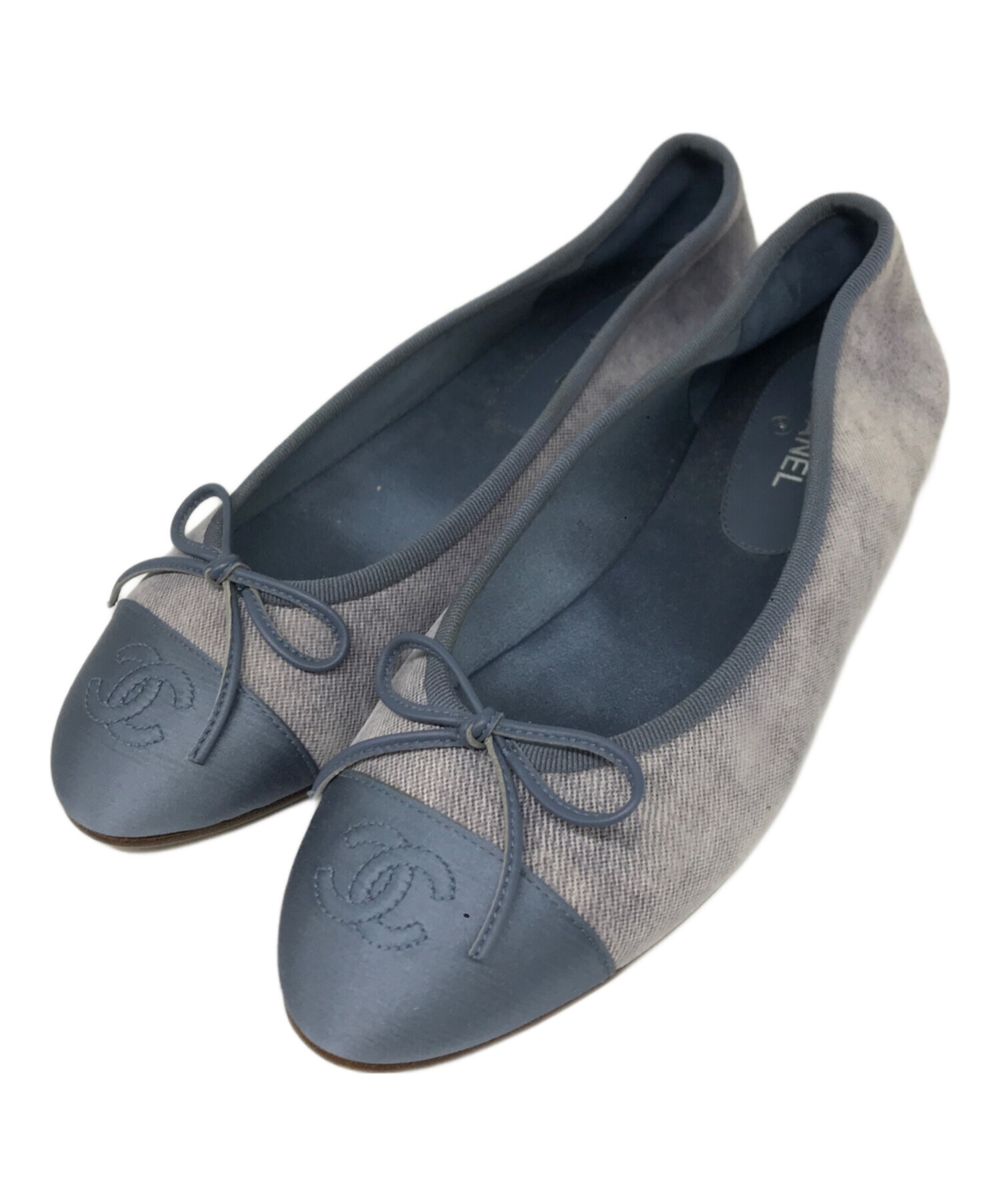 中古・古着通販】CHANEL (シャネル) グログラン ココマークバレエ