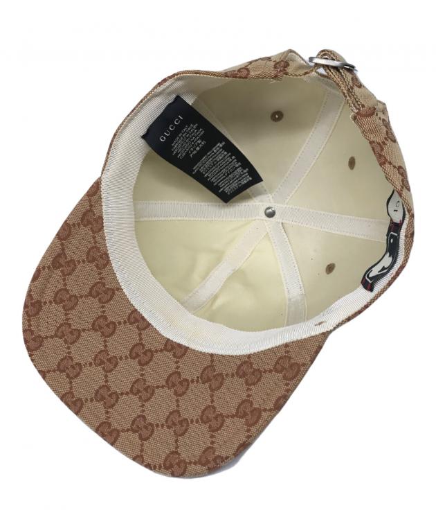 GUCCI×ヤンキース コラボ GG柄キャップ 中古・古着通販】GUCCI (グッチ) MLB (エムエルビー) GG ヤンキース