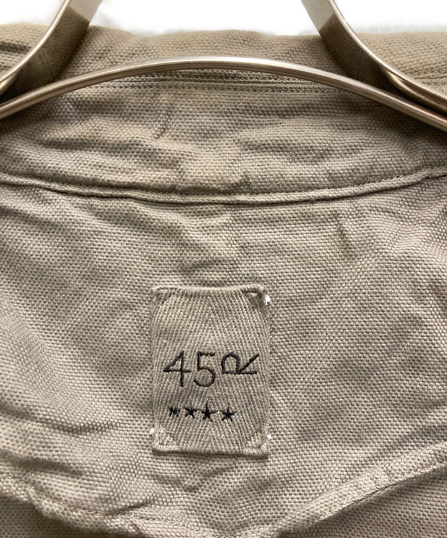 中古・古着通販】45R (フォーティファイブ・アール) 後染もめん布