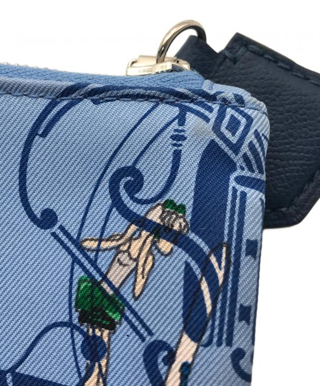 中古・古着通販】HERMES (エルメス) シルキーポケット ネイビー
