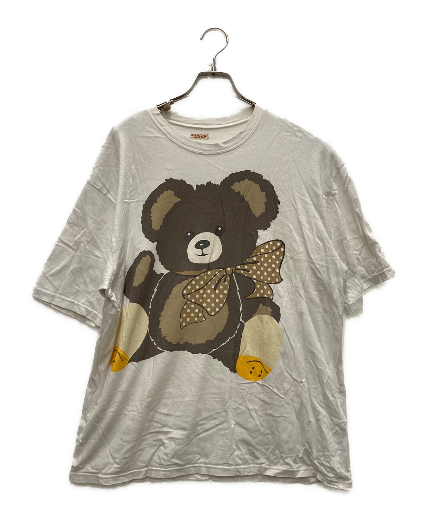中古・古着通販】KAPITAL (キャピタル) Big Bear T-Shirt ホワイト