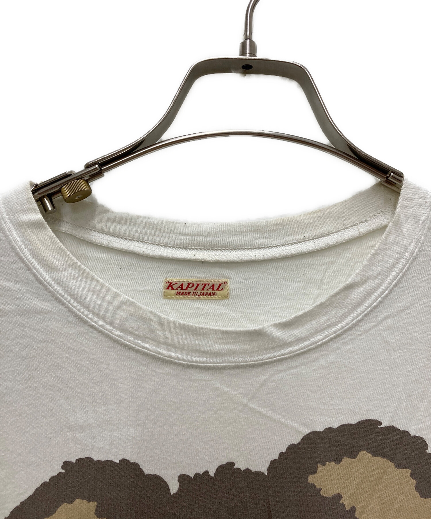 中古・古着通販】KAPITAL (キャピタル) Big Bear T-Shirt ホワイト