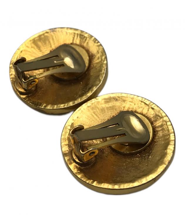 中古・古着通販】CELINE (セリーヌ) マカダムイヤリング ゴールド