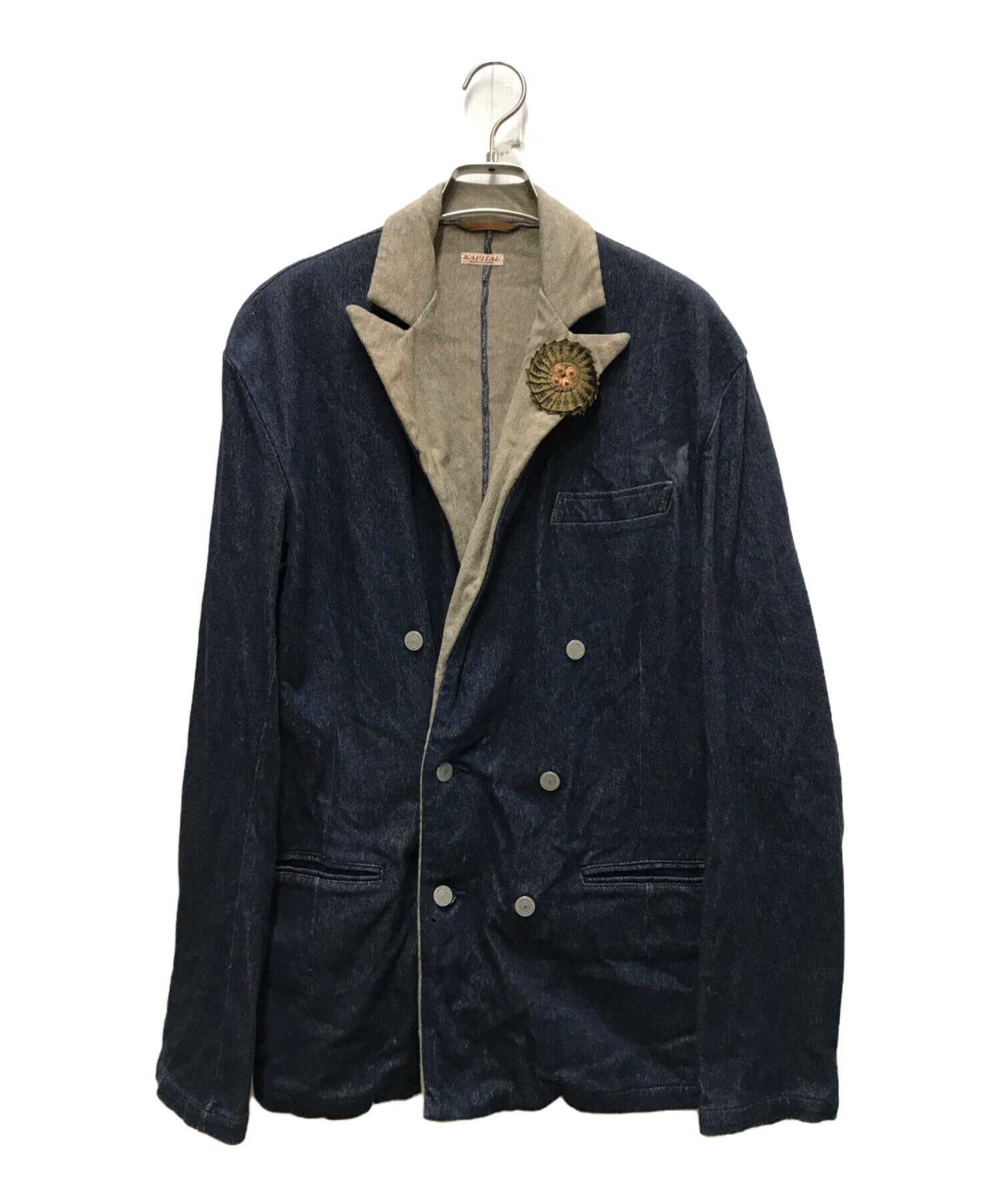 中古・古着通販】KAPITAL (キャピタル) デニム天竺クロスビー