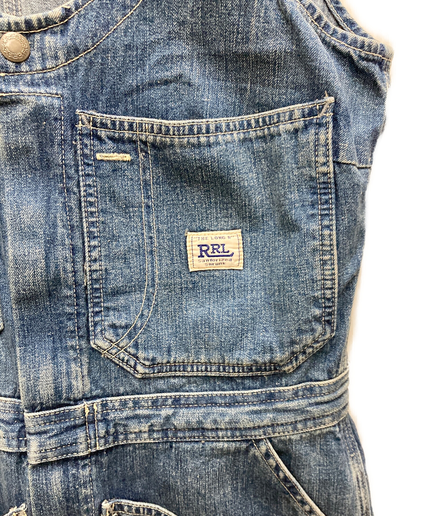 中古・古着通販】RRL (ダブルアールエル) ROBYNNEデニムオーバーオール