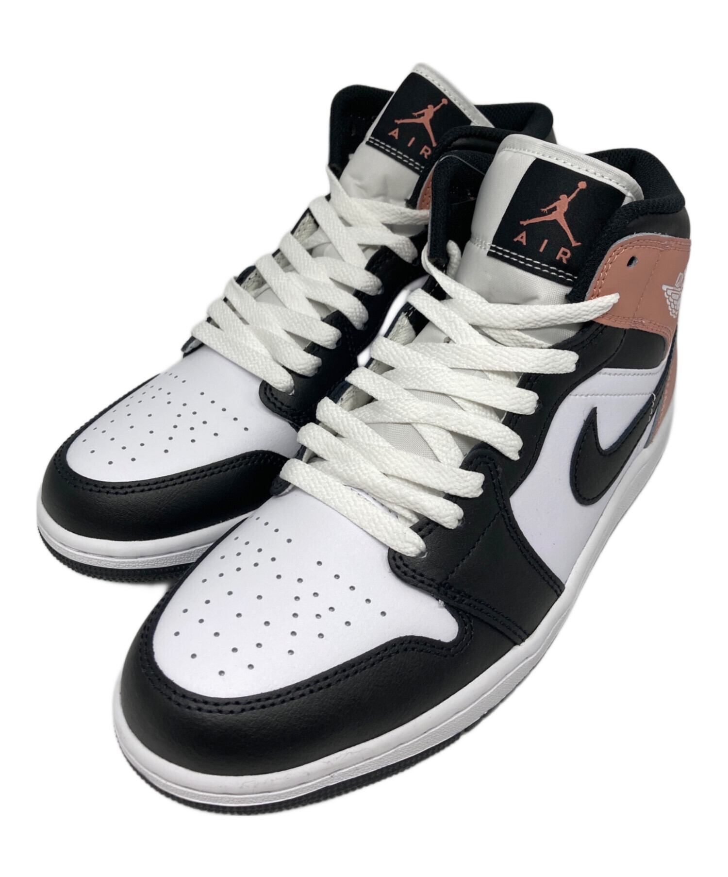中古・古着通販】NIKE (ナイキ) Air Jordan 1 Mid ピンク×ブラック 
