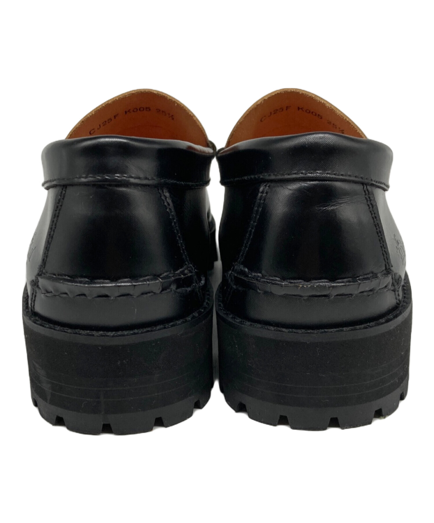 中古・古着通販】kenford (ケンフォード) TANK SOLE LOAFERS ブラック