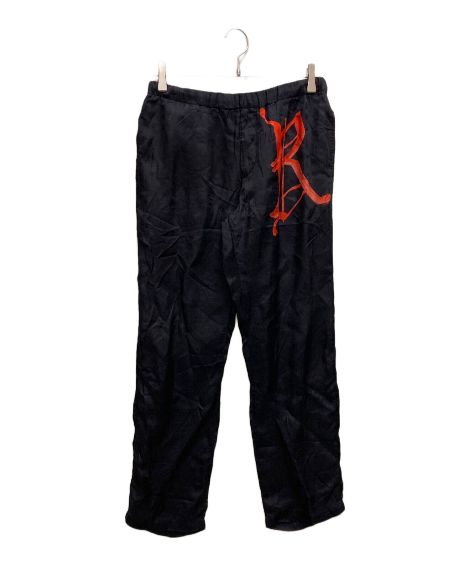 DRIES VAN NOTEN スラックス イージーパンツ 中古・古着通販】DRIES VAN NOTEN (ドリスヴァンノッテン) サテン