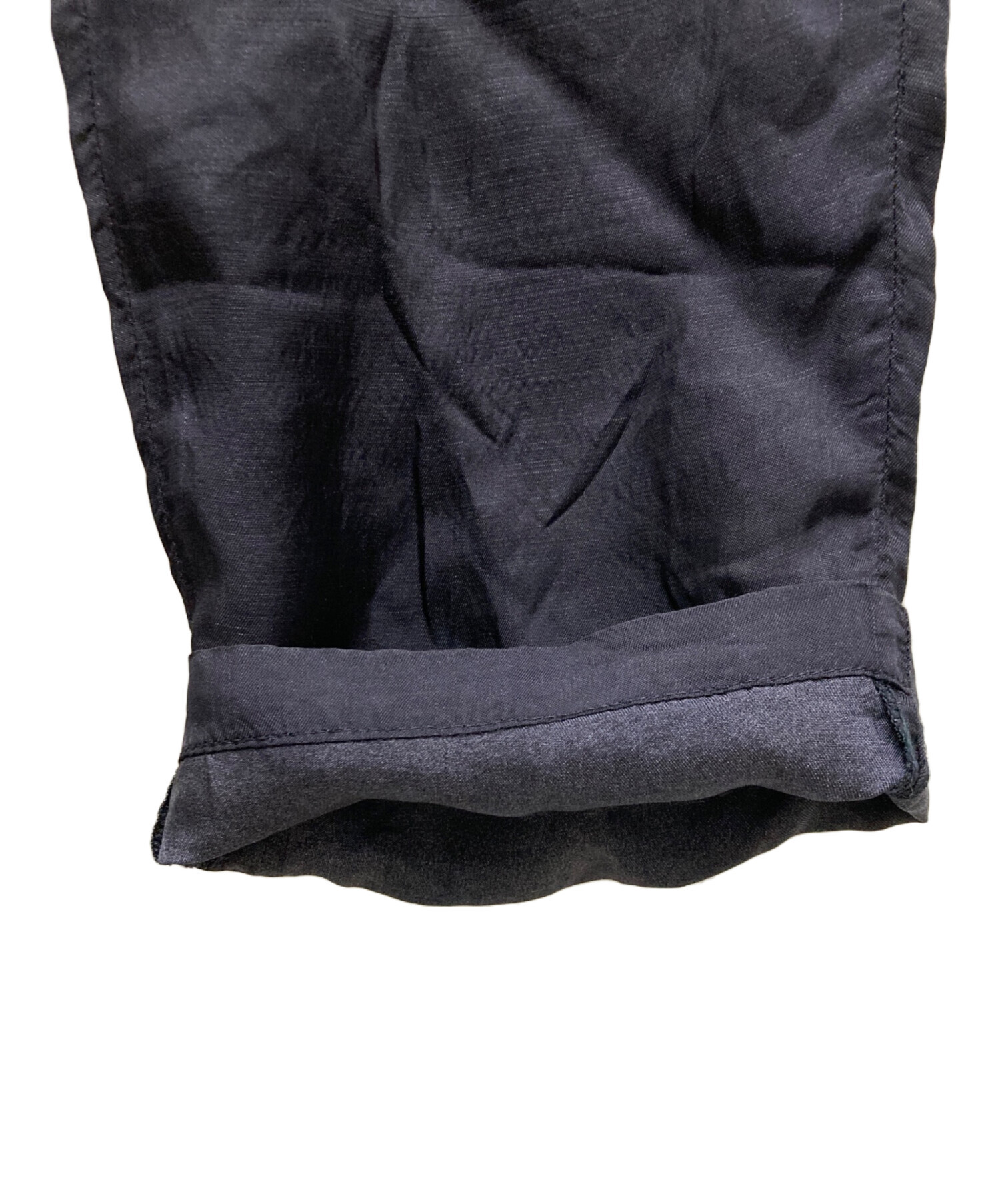 【極美品・10万】ドリスヴァンノッテン サテン イージーパンツ 48 黒 表参道 中古・古着通販】DRIES VAN NOTEN (ドリスヴァンノッテン) サテン
