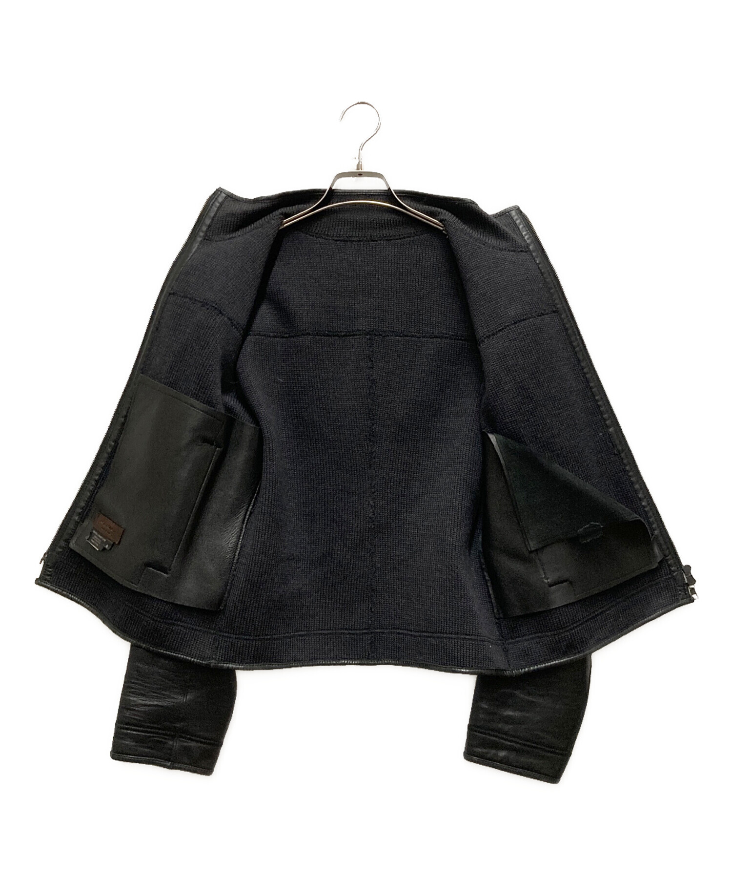 中古・古着通販】NEIL BARRETT (ニールバレット) ダブルジップレザー