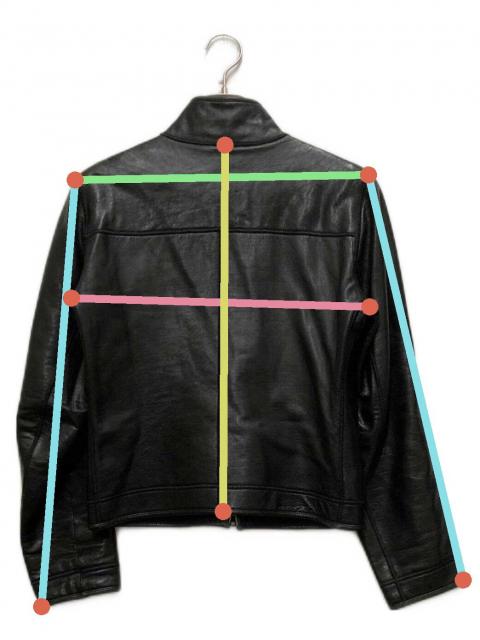 中古・古着通販】NEIL BARRETT (ニールバレット) ダブルジップレザー