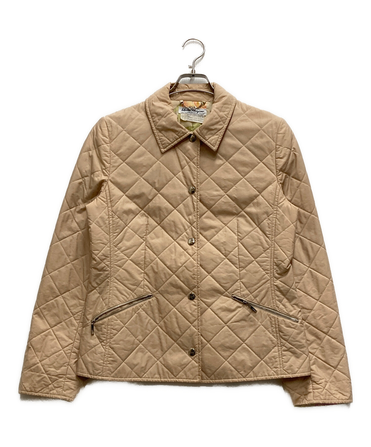 Salvatore Ferragamo フェラガモ ジャケット アウターベージュ 中古・古着通販】Salvatore Ferragamo (サルヴァトーレ フェラガモ