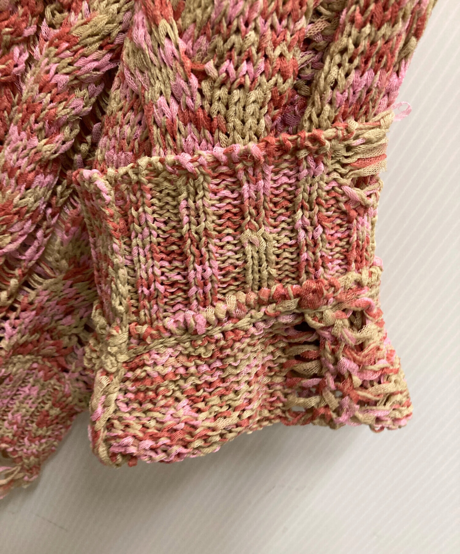 CABLE PATTERN DAMAGE LOOSE KNIT