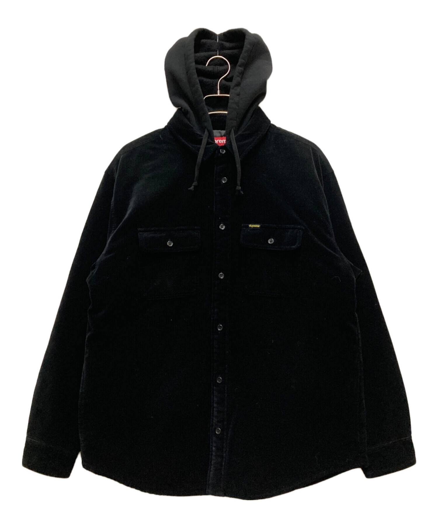 トップス Supreme Quilted Lined Hooded Velvet 中古・古着通販】Supreme (シュプリーム) Quilted Lined Hooded Velvet