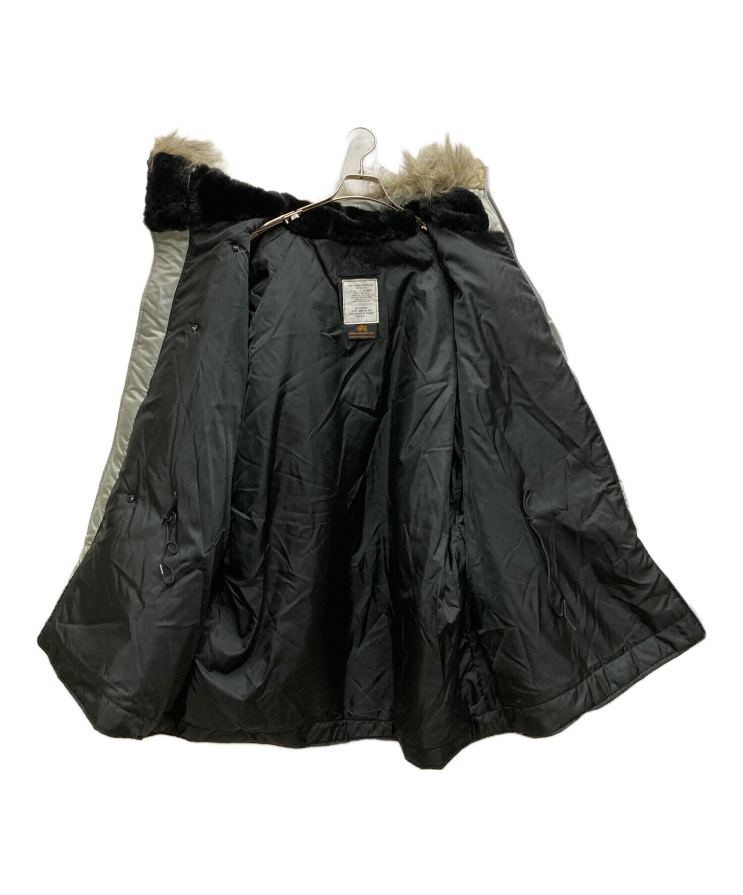 中古・古着通販】ALPHA (アルファ) N-2B ECW PARKA グレー サイズ:XXL