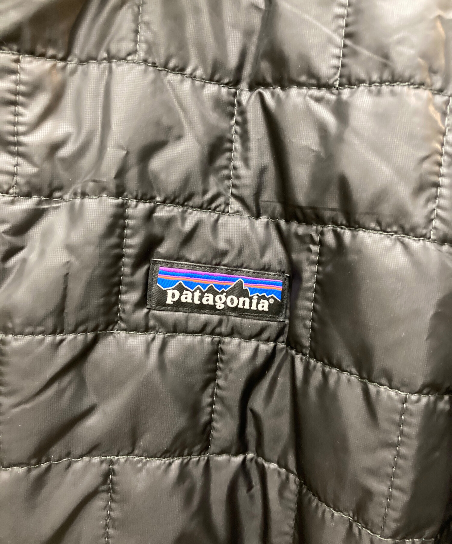 中古・古着通販】Patagonia (パタゴニア) ナノパフフーディ ブラック
