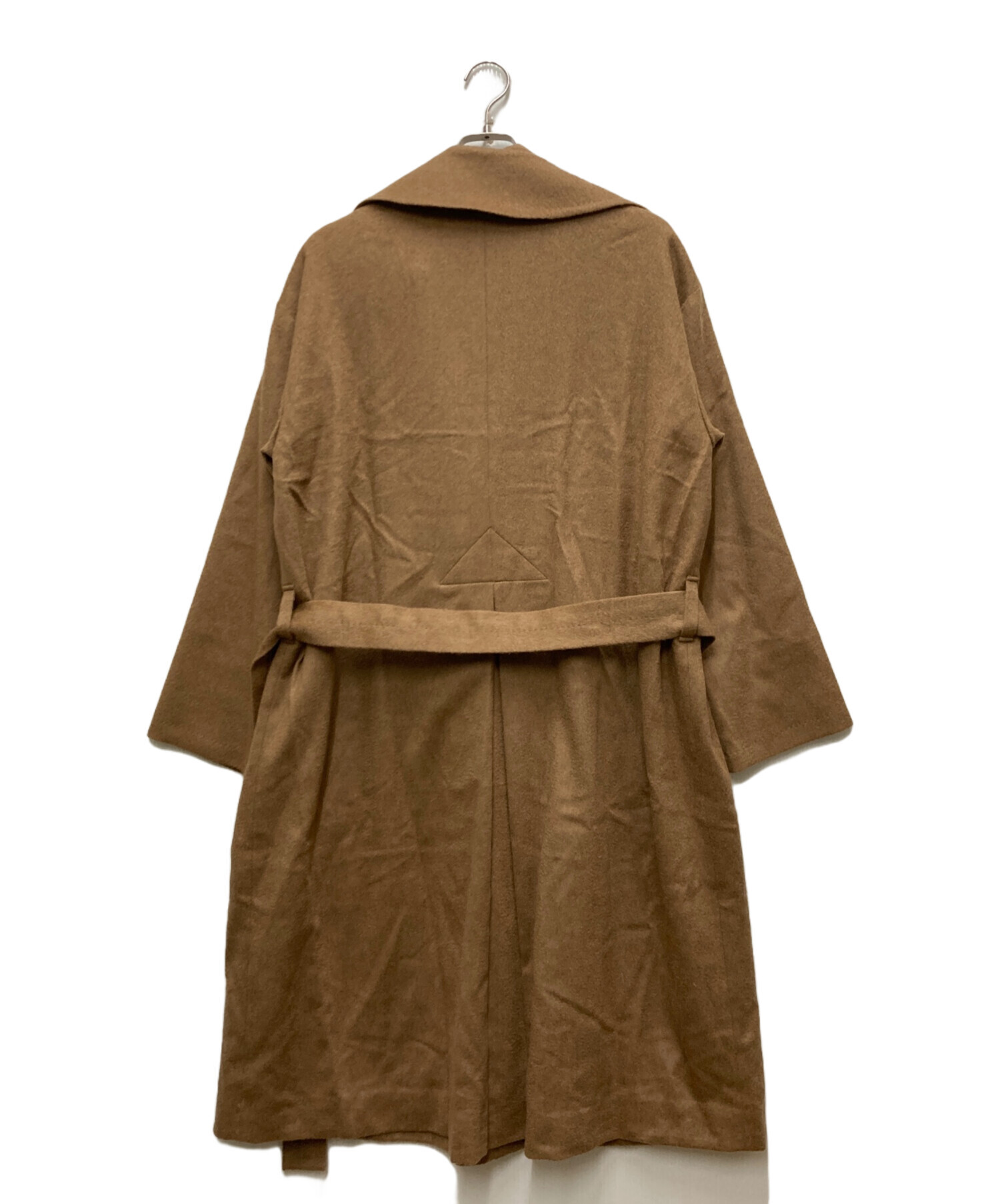 中古・古着通販】ATON (エイトン) PURE CAMEL LODEN COAT ブラウン