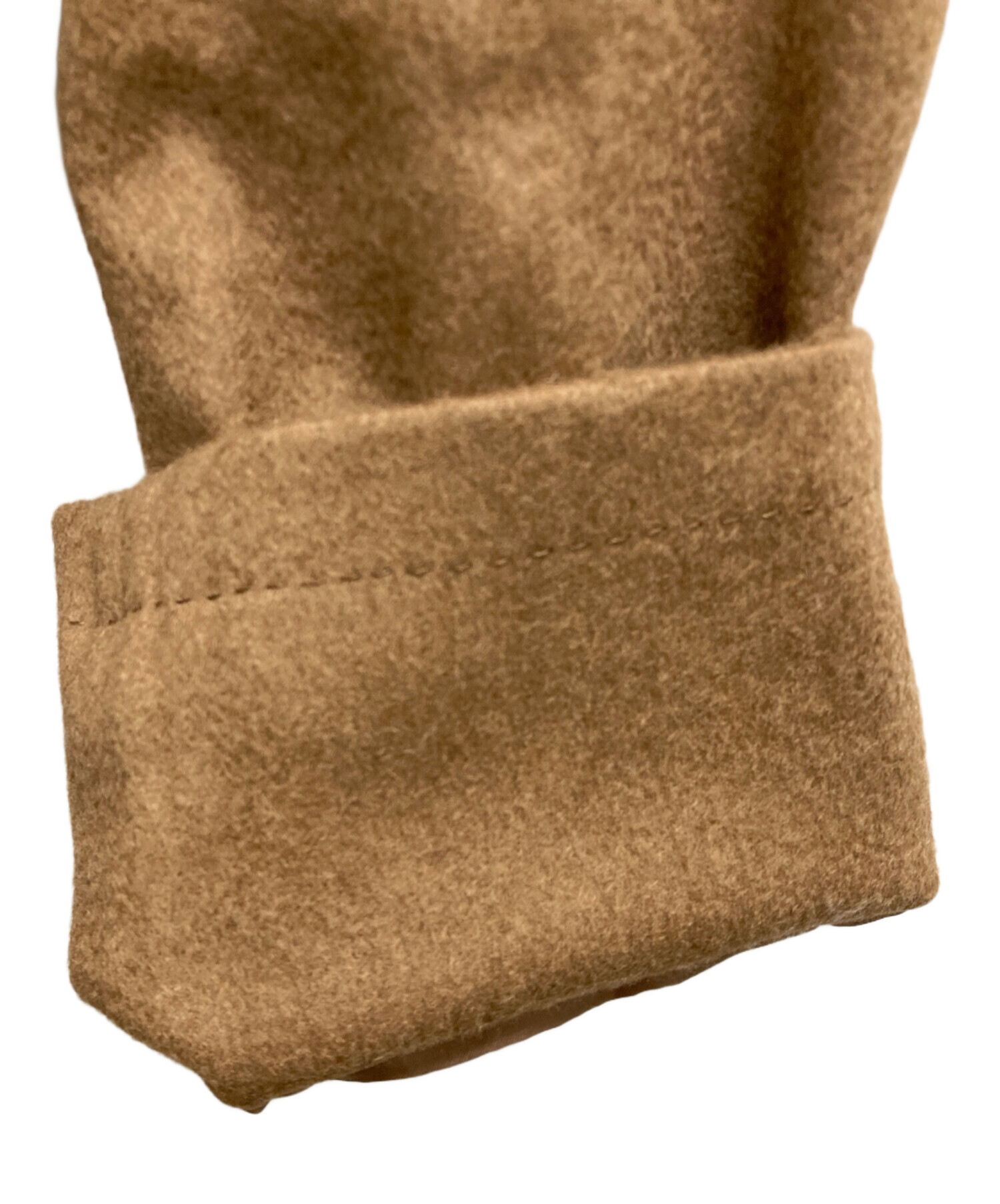 中古・古着通販】ATON (エイトン) PURE CAMEL LODEN COAT ブラウン