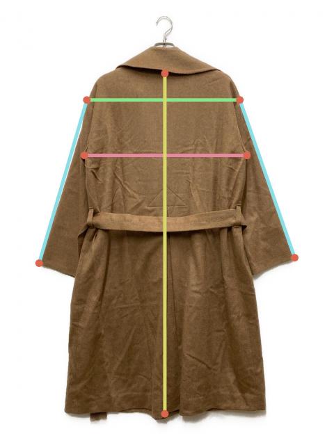 中古・古着通販】ATON (エイトン) PURE CAMEL LODEN COAT ブラウン