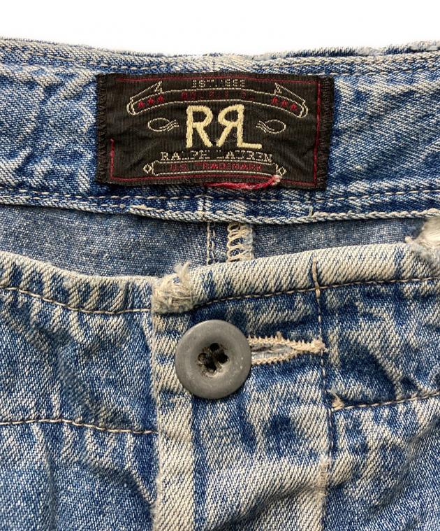 90s USA製 初期タグ RRL デニム カーゴパンツ ダブルアールエル 90s RRL RALPHLAUREN ダブルアールエル デニム カーゴパンツ 三ツ星