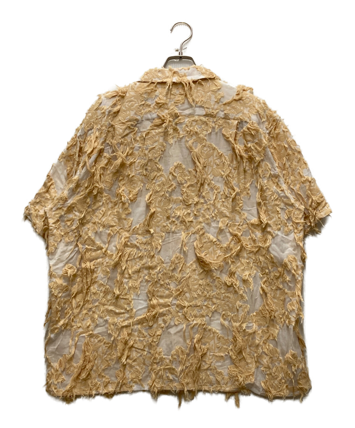中古・古着通販】MIKAGE SHIN (ミカゲ シン) Cut Jacquard Half Shirt