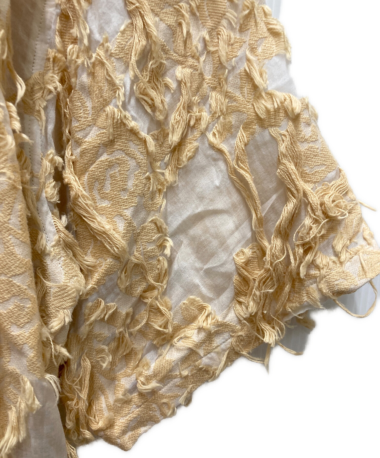 中古・古着通販】MIKAGE SHIN (ミカゲ シン) Cut Jacquard Half Shirt