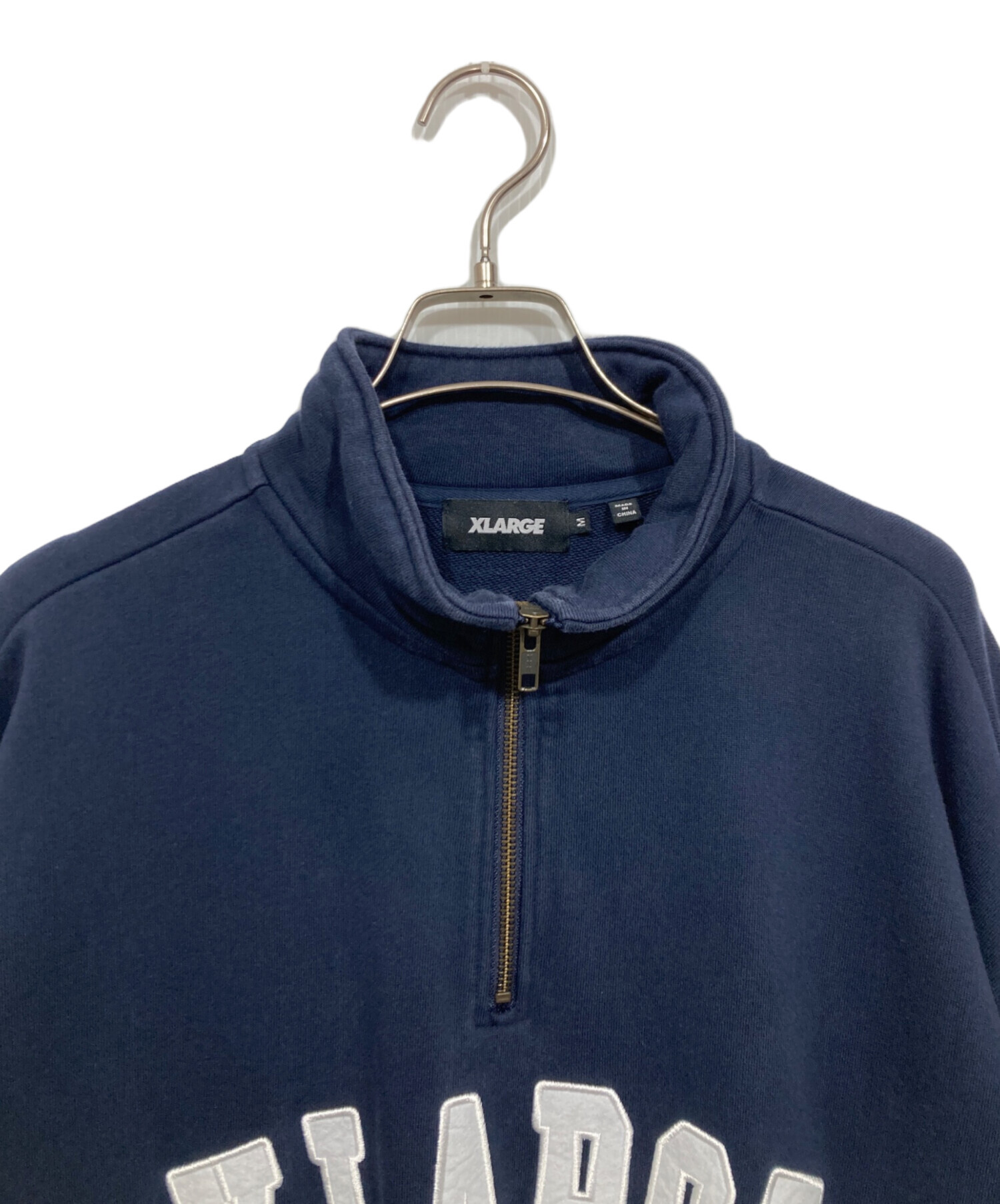 中古・古着通販】X-LARGE (エクストララージ) ハーフジップスウェット