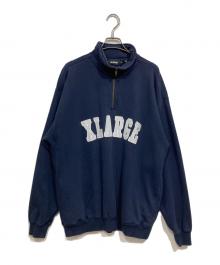 中古・古着通販】X-LARGE (エクストララージ) ハーフジップスウェット