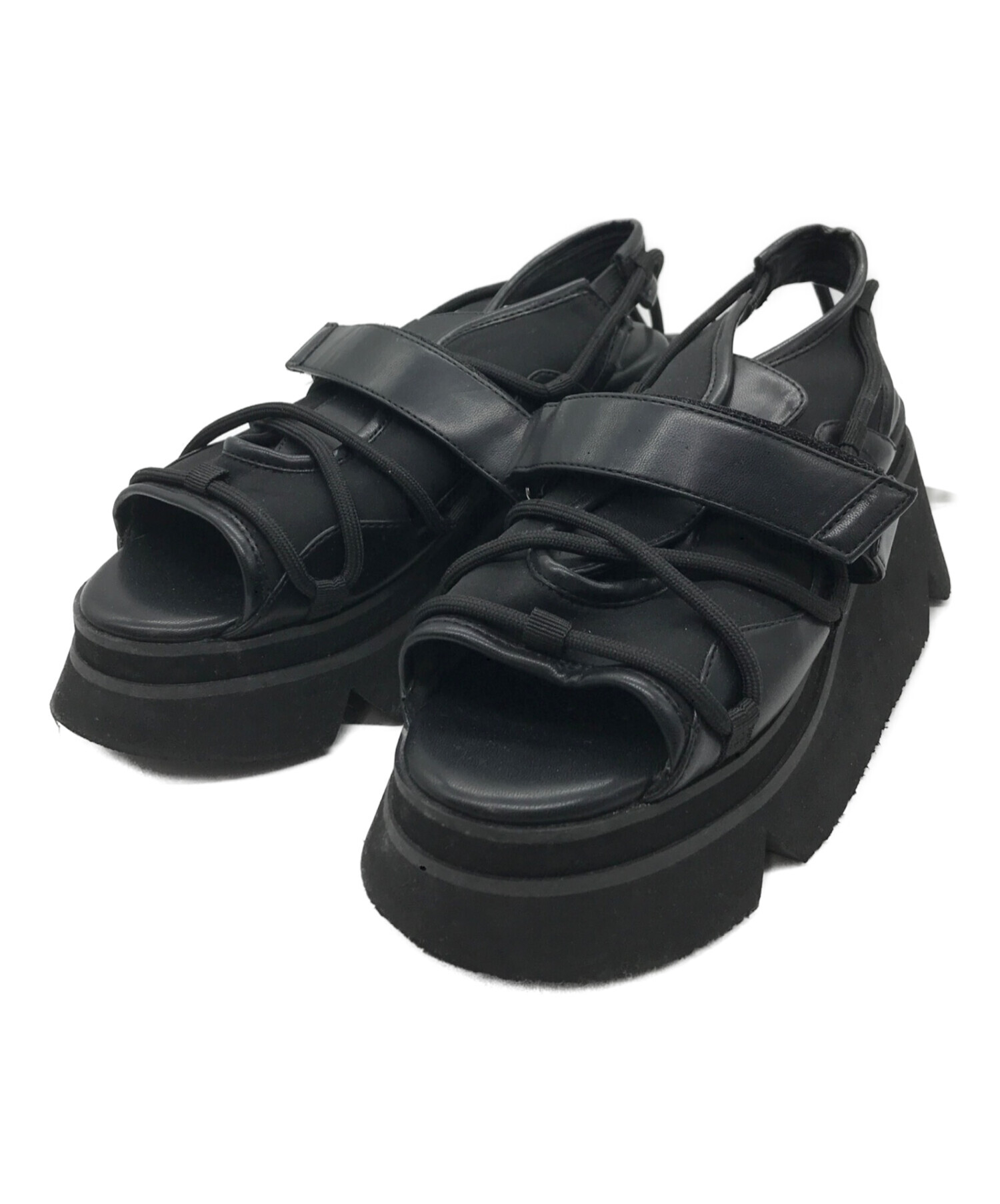 中古・古着通販】UN3D. (アンスリード) WAVE CODE VOLUME SOLE SANDAL