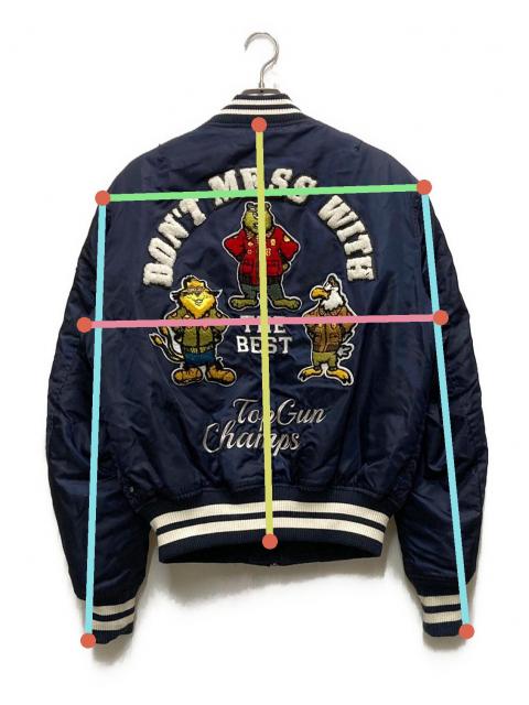 中古・古着通販】TOP GUN (トップガン) ワッペン付きMA-1フライト