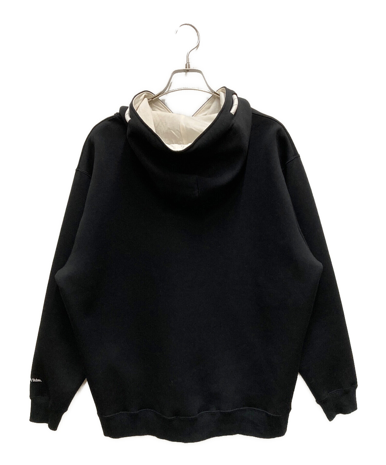 D/him ダブルスタンダードクロージング ヒム ダンボニットパーカー D/him H刺繍ダンボールニットジップパーカー OUTERS Night STORE