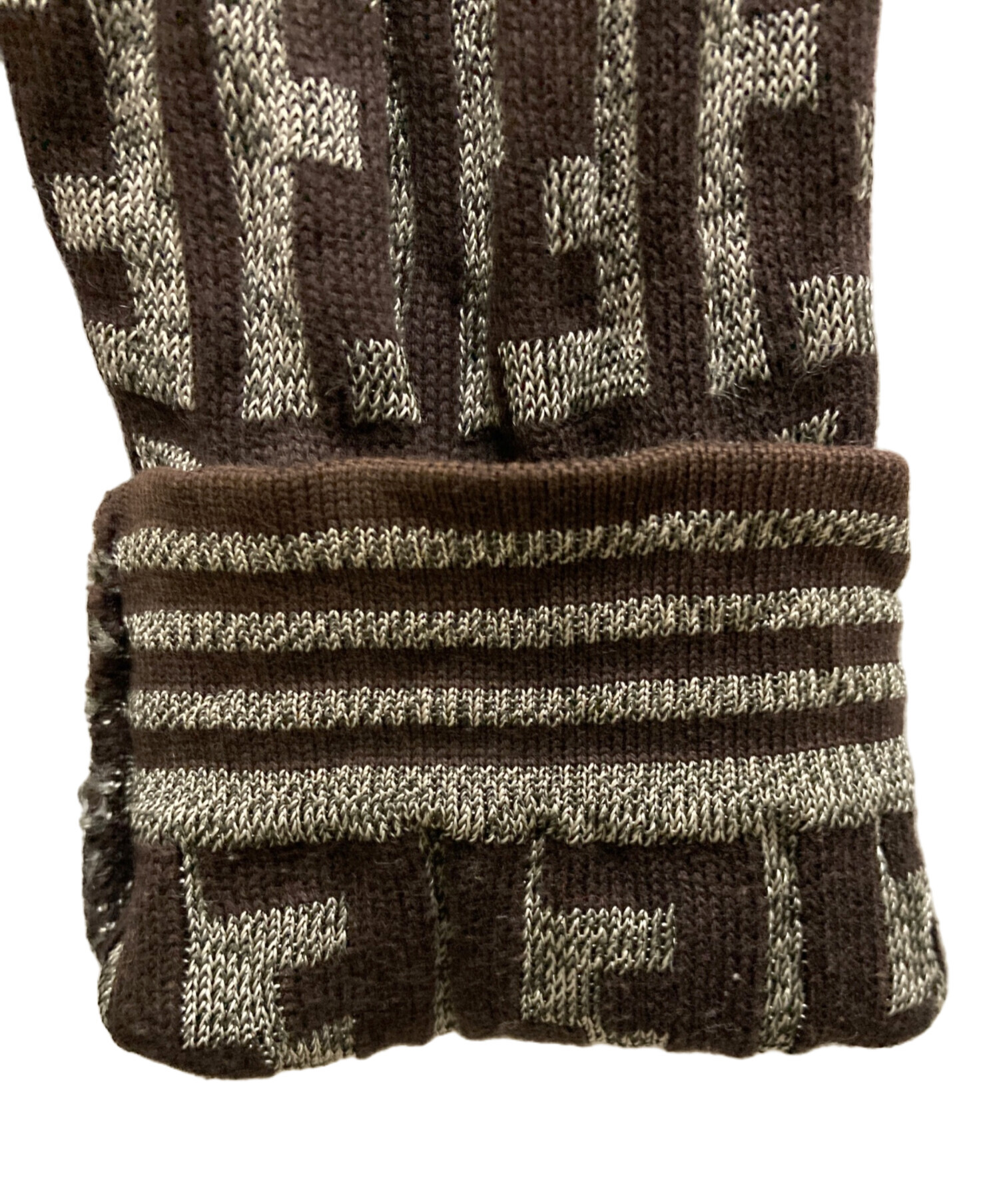 中古・古着通販】FENDI (フェンディ) ズッカ柄モノグラムニット