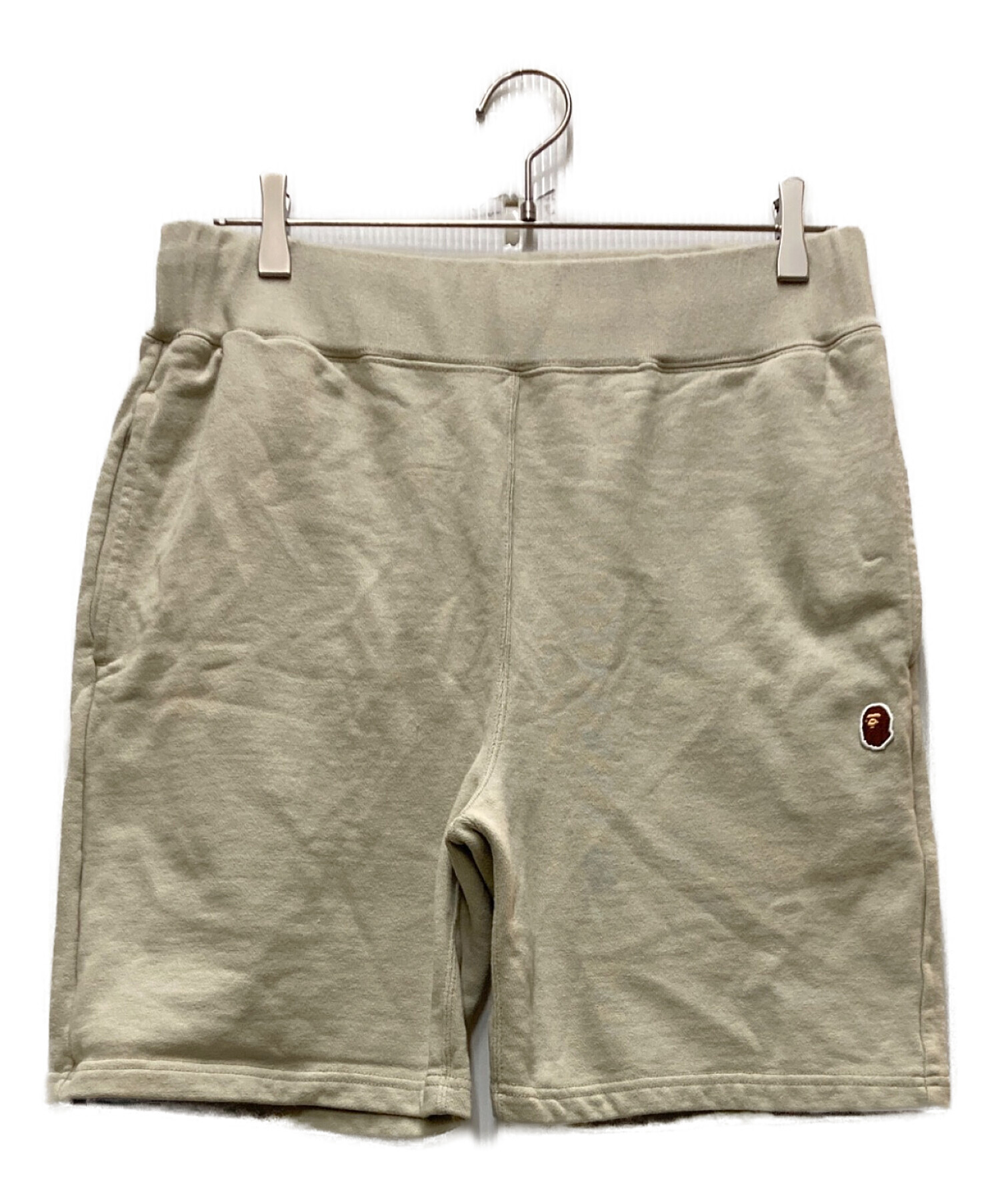 美中古 USED エイプ チャンピオンロゴ ベージュパンツ S 中古・古着通販】A BATHING APE (アベイシングエイプ) ワンポイント