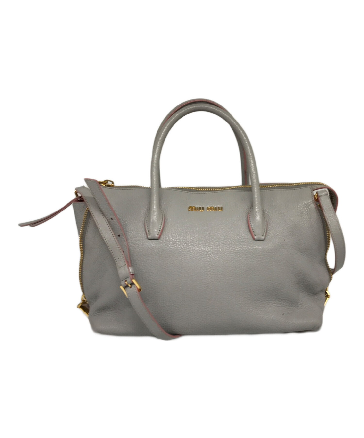 miu miu」 ショルダーバッグ - パープル レディース パープル（紫）系 