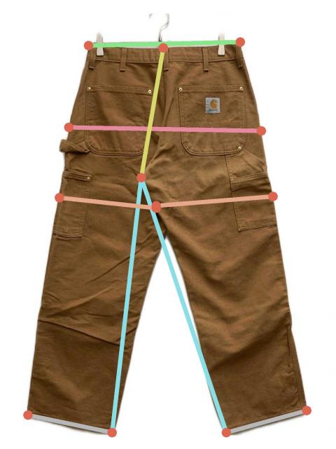 中古・古着通販】CarHartt (カーハート) 90's ダブルニーパンツ