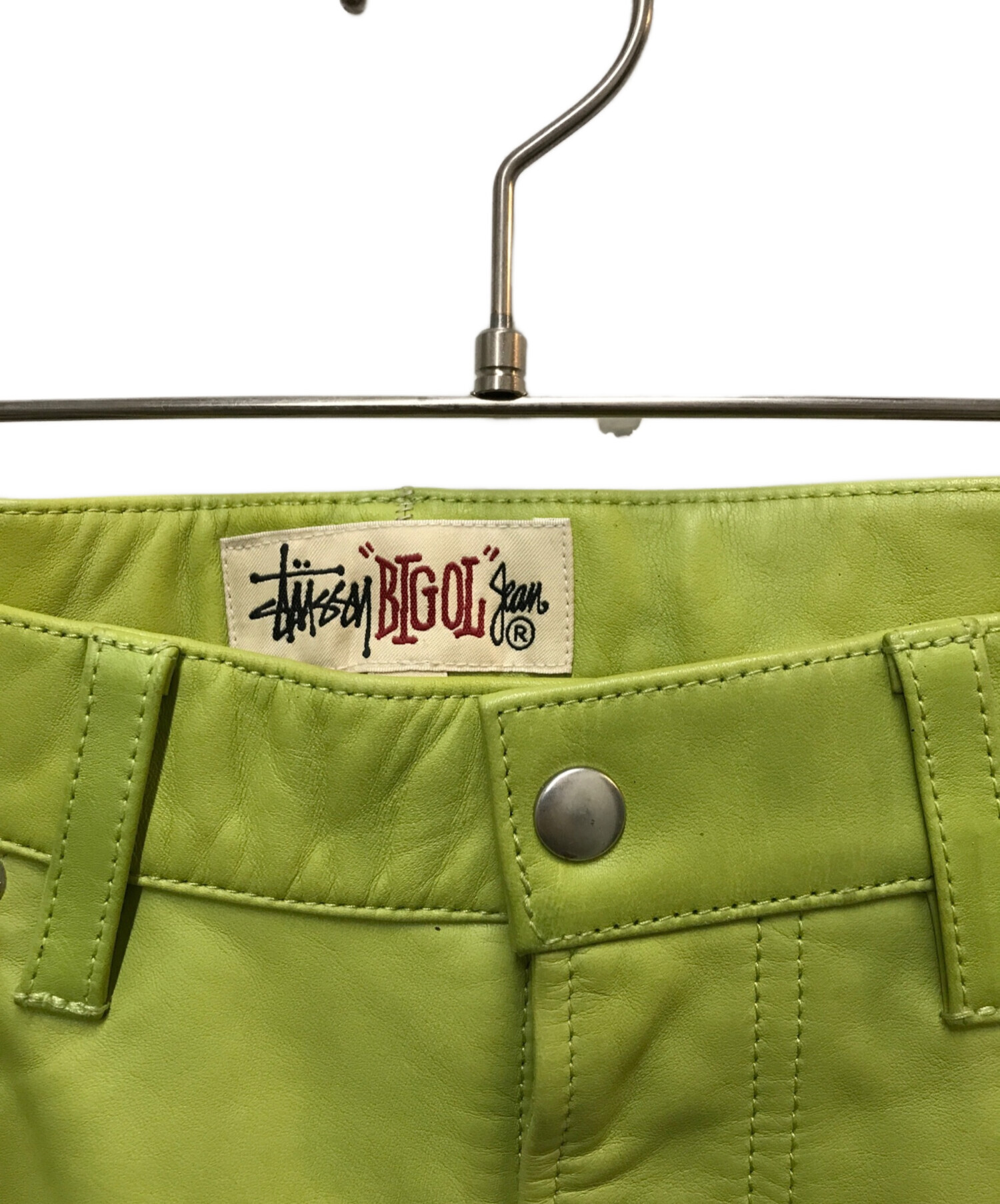 中古・古着通販】stussy (ステューシー) BIG OL SHORT LEATHER