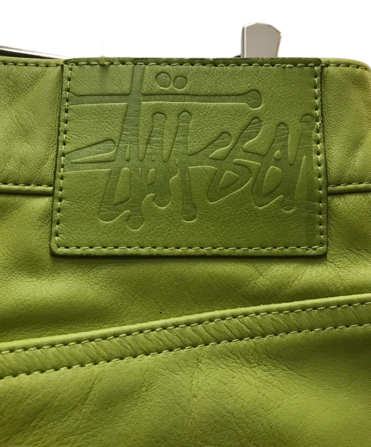 中古・古着通販】stussy (ステューシー) BIG OL SHORT LEATHER