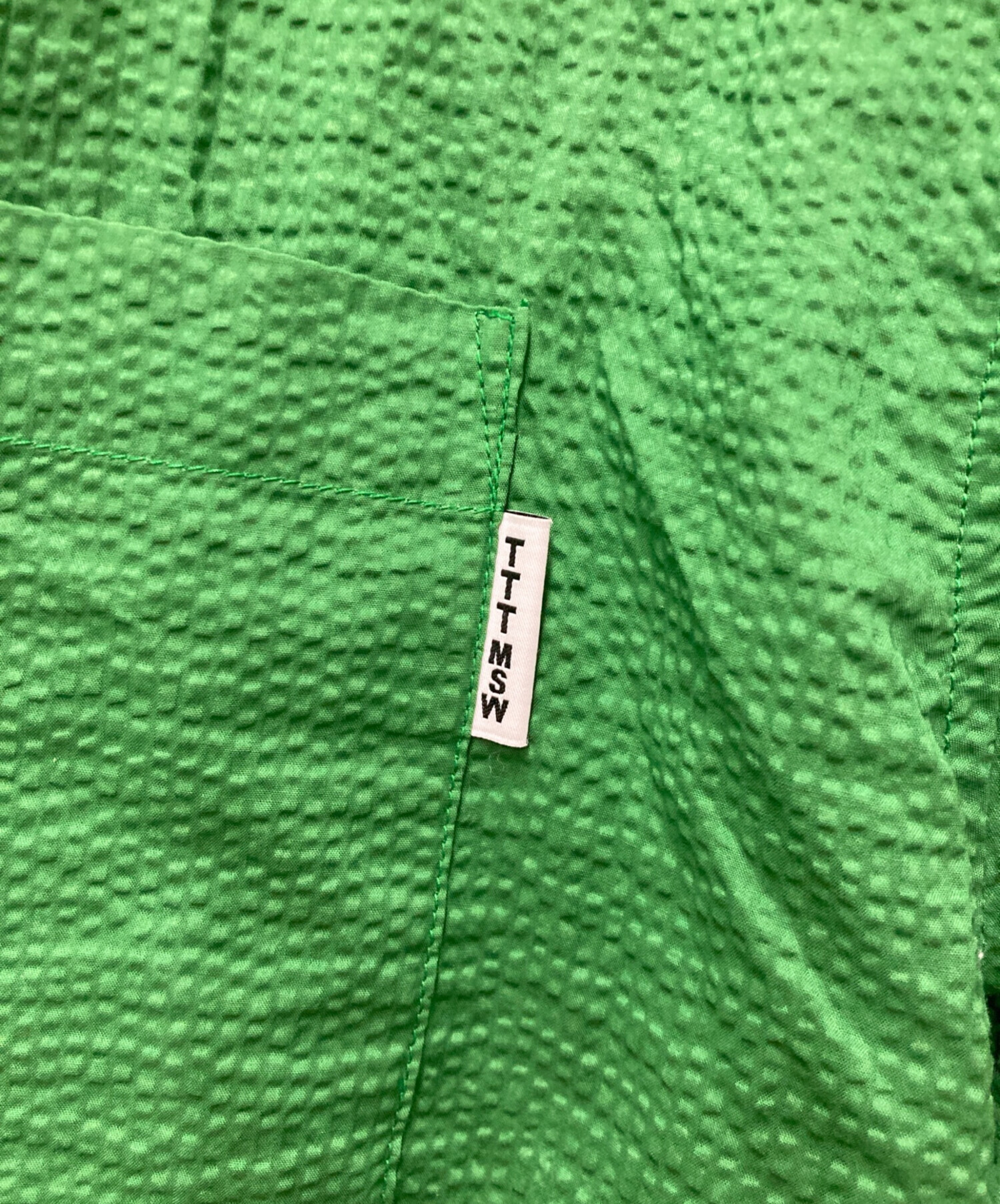 中古・古着通販】TTT MSW (ティー) Standard Shirt グリーン サイズ:M