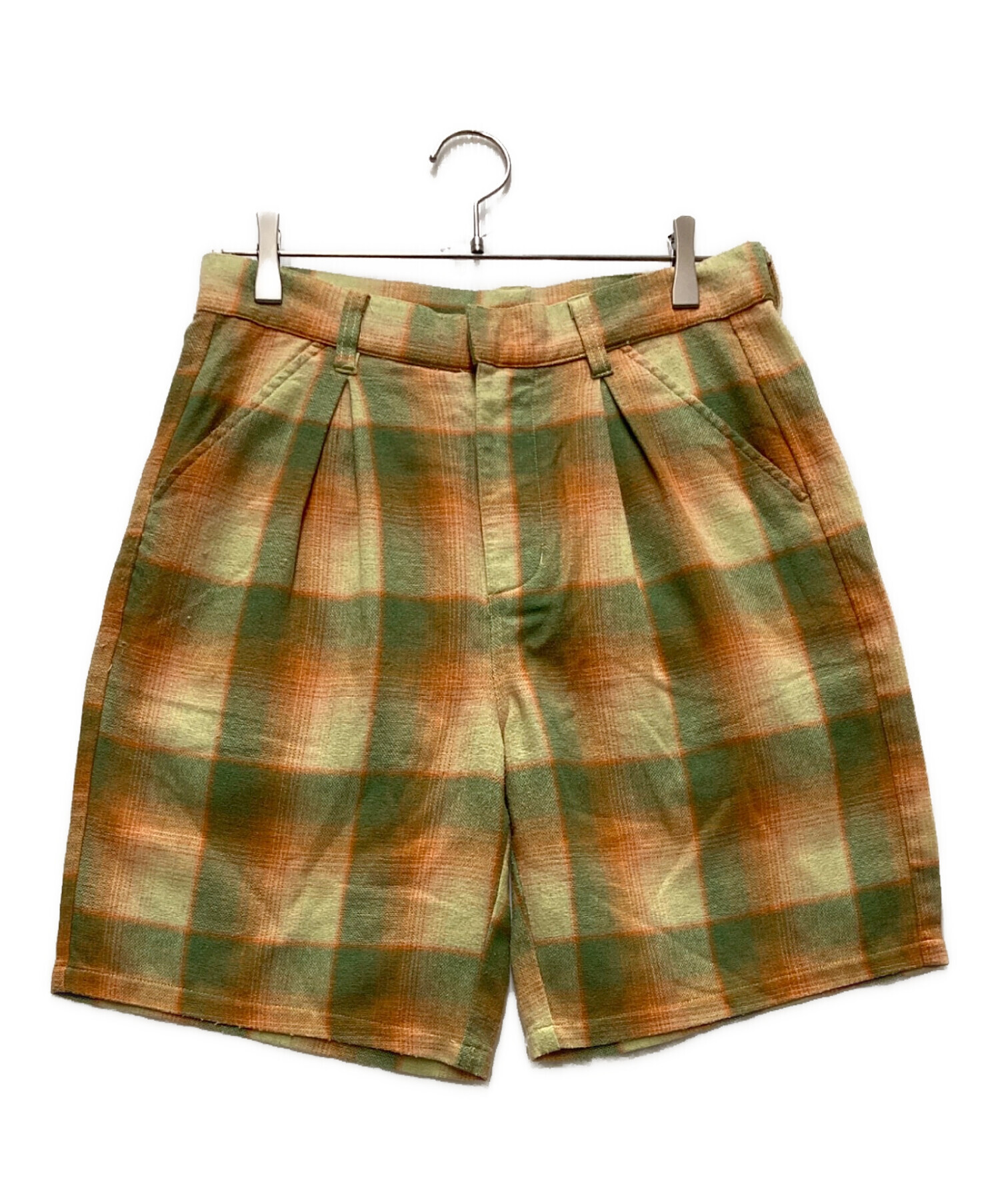 中古・古着通販】stussy (ステューシー) ハーフパンツ グリーン