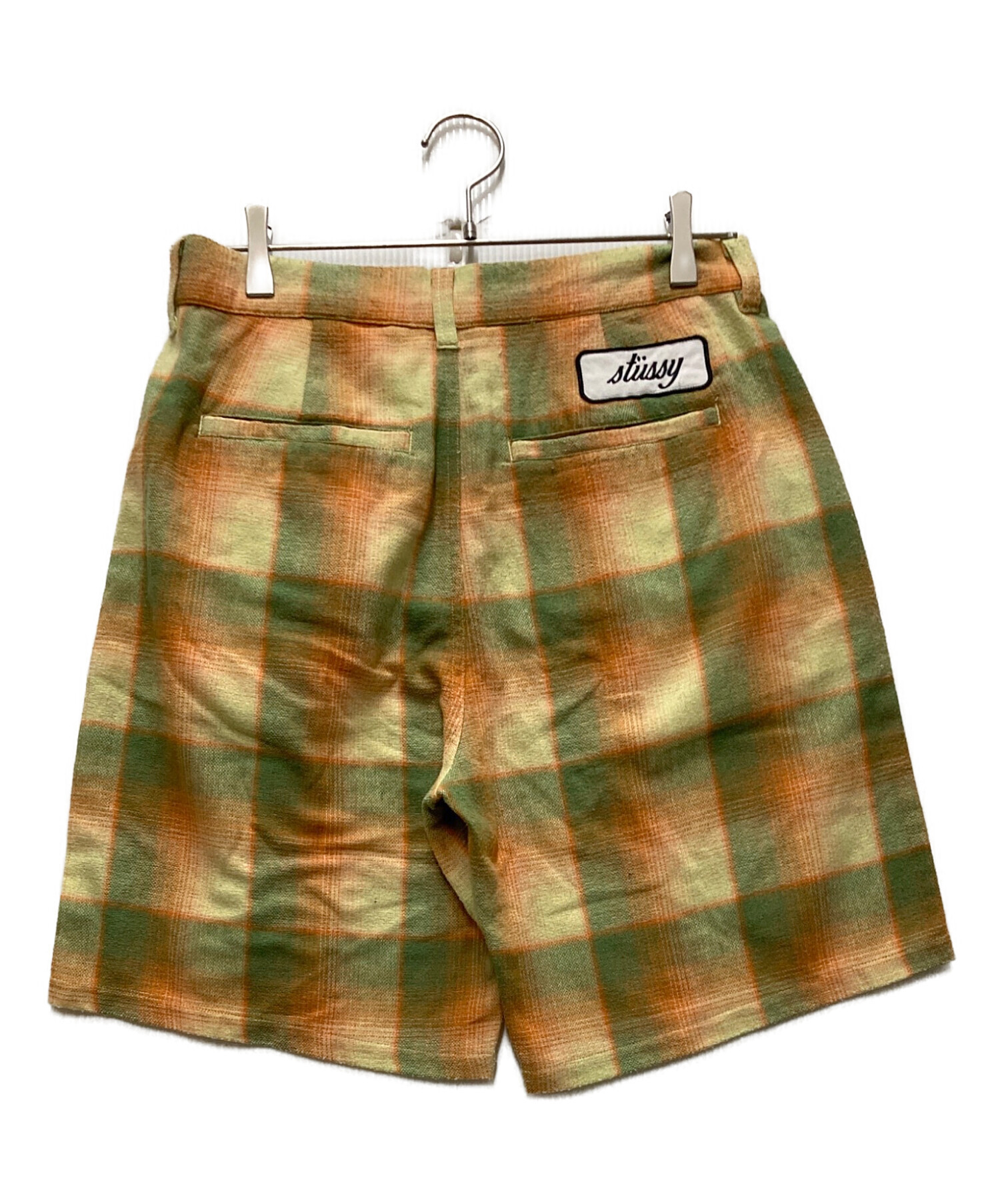 中古・古着通販】stussy (ステューシー) ハーフパンツ グリーン