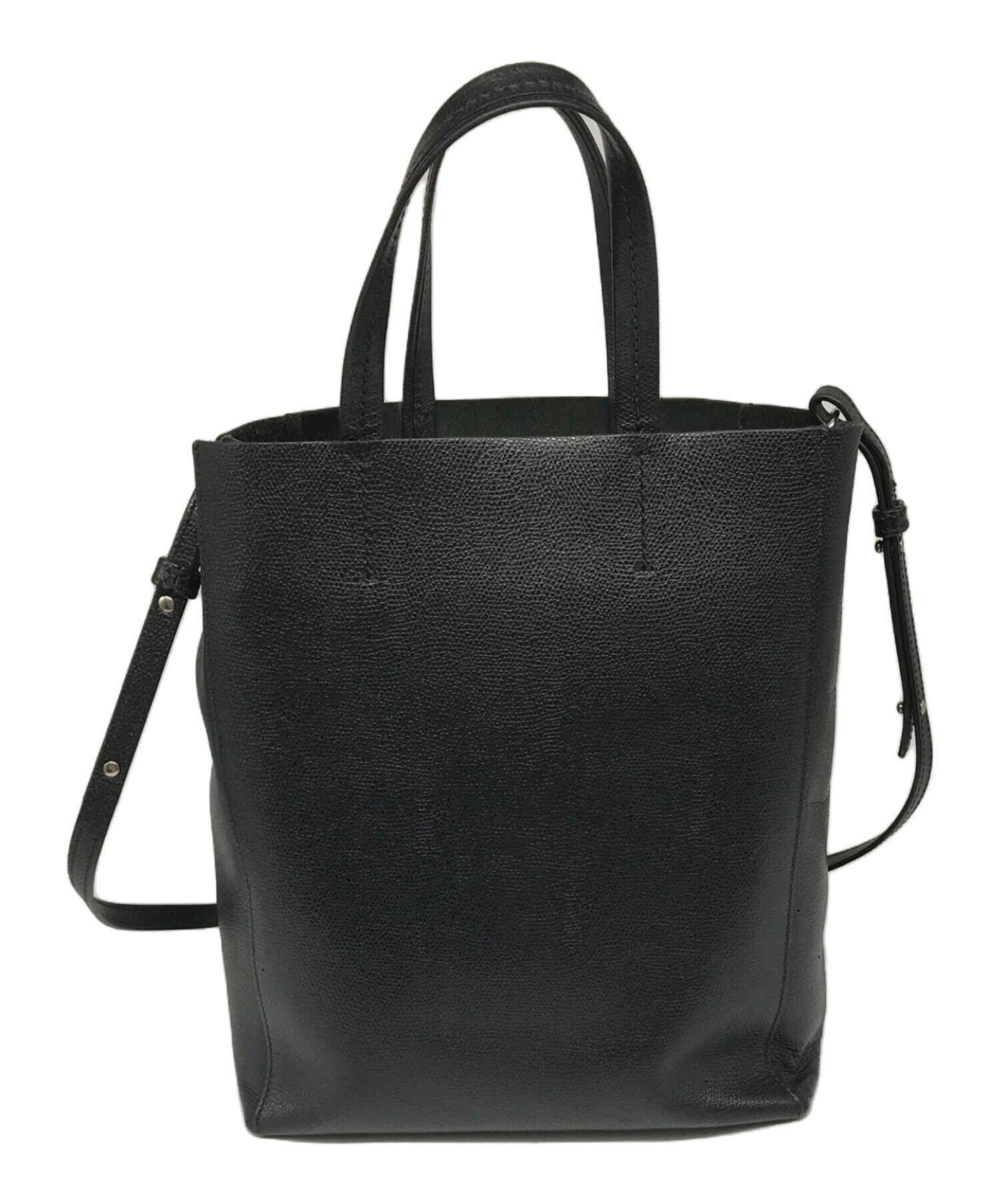 中古・古着通販】CELINE (セリーヌ) SMALL CABAS 2wayバッグ ブラック