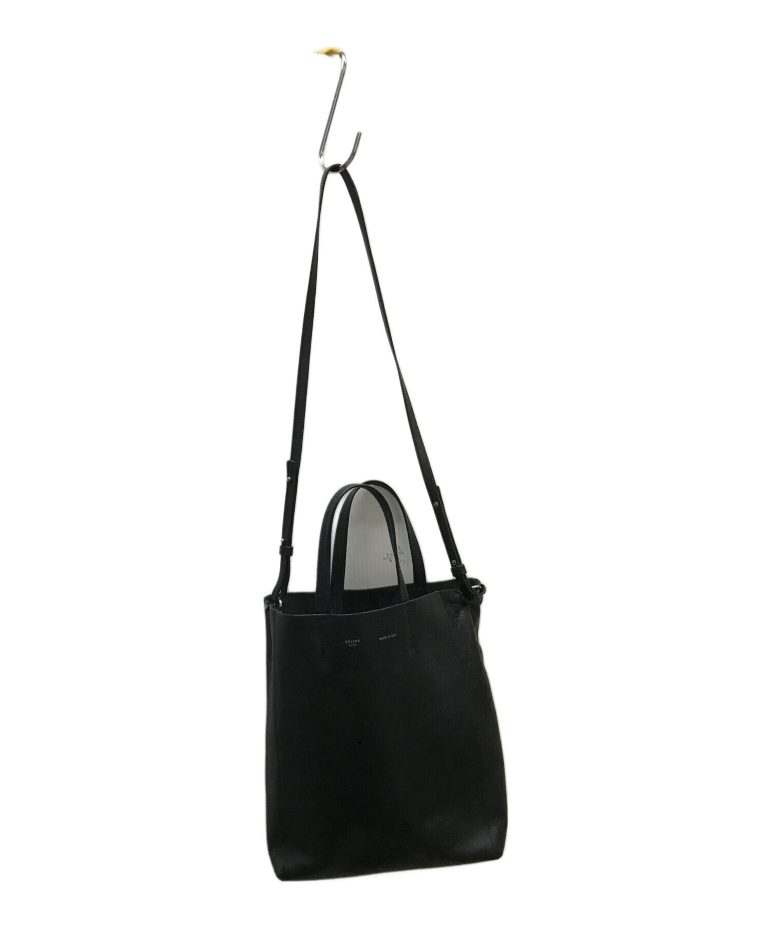 中古・古着通販】CELINE (セリーヌ) SMALL CABAS 2wayバッグ ブラック